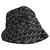 Goyard bucket Hat Black White Grey Cotton  ref.131071