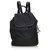Céline Celine Black Nylon Drawstring Backpack Leather Cloth  ref.131125