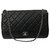 Timeless Chanel Black Leather  ref.131274