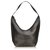 Gucci Black Woven Leather Shoulder Bag Golden Nylon Cloth  ref.131375