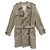trench court Burberry taille 50 état neuf Coton Polyester Marron  ref.131576