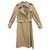 vintage Burberry trench color coffee perfect condition Caramel Cotton Polyester  ref.131584