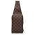 Louis Vuitton Brown Damier Ebene Geronimos Leather Cloth  ref.131616