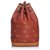 Louis Vuitton Red 1995 LV Cup St. Tropez Drawstring Backpack Brown Leather Plastic  ref.131638