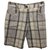 Barbour Shorts in lino scozzese Beige Cachi Cotone Biancheria  ref.131704