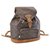 Louis Vuitton Montsouris Backpack MM25 Brown Cloth  ref.131718