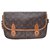 Louis Vuitton Shoulder Bag Brown Cloth  ref.131719