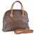 Céline Macadam Hand Bag Brown Cloth  ref.131740