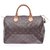 Louis Vuitton Speedy 30 Brown Cloth  ref.131743