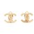 Chanel GRANDE CLIP DE OURO Dourado Metal  ref.131893