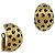 Orecchini Fred, Modello di leopardo, in oro giallo e smalto nero. - vista 2