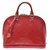 Louis Vuitton Alma Rosso Pelle verniciata  ref.131971