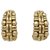 Boucheron earrings "Cross balls" in yellow gold.  ref.132120