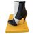 Fendi cowhide print heel black and white carved heel Leather  ref.132122