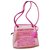 Louis Vuitton bag Cruise collection 2009 Pink Leather Cloth  ref.132131