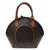 Louis Vuitton Ellipse PM16 Brown Cloth  ref.132171