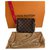 Louis Vuitton Handbags Brown Cloth  ref.132212