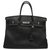 Hermès HERMES BIRKIN bag 40 Black Leather  ref.132220