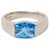 Autre Marque Tasaki Blue Topaz Diamond Ring  ref.132264