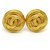 Chanel Vintage CC Earings Golden  ref.132266