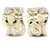 Mikimoto Diamond Earrings Ear Clip Golden White gold  ref.132395