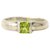 TIFFANY & CO. Peridot Ring Green Silver  ref.132397