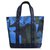 Nuova tote bag Vanessa Bruno con etichetta Blu navy Pelle Biancheria  ref.132437