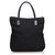 Gucci Black Canvas Tote Bag Leather Cloth Cloth  ref.132492