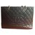 Chanel Handbags Black Leather  ref.132566