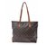 Louis Vuitton Cabas Mezzo Brown Cloth  ref.132589