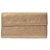 Chanel Matelasse Long Bifold Wallet Golden Leder  ref.132641