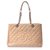 Chanel Classique Tote Bag Matelassé Beige Leather  ref.132667