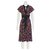 Diane Von Furstenberg DvF Svetlana robe portefeuille en soie Noir Multicolore  ref.132726