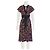 Diane Von Furstenberg Vestido de seda DvF Svetlana Negro Multicolor