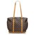 Louis Vuitton Brown Monogram Babylone Leather Cloth  ref.132770
