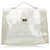 Hermès Hermes White Vinyl Kelly Handbag Bianco Plastica  ref.132826