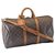 Louis Vuitton Keepall Bandouliere 50 Brown Cloth  ref.132876
