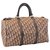 Dior Trotter Boston Bag Brown Cloth  ref.132879