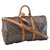Louis Vuitton Keepall Bandouliere 45 Brown Cloth  ref.132881