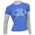 Céline CELINE Sky Blue T-Shirt Top Größe S KLEIN Blau Baumwolle Elasthan  ref.132900