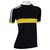 Autre Marque WALES BONNER Damen SS16 George Stripe T-Shirt mit Rundhalsausschnitt Schwarz XS UK 8 EUR 36 £200 Seide Baumwolle  ref.132909