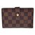 Louis Vuitton wallet Brown Patent leather  ref.132968