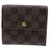 Carteira com três dobras de Louis Vuitton Marrom  ref.132977