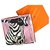 Hermès Zebra pegusa Black Pink White Silk  ref.133010