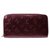 Portafoglio Louis Vuitton Rosso Pelle verniciata  ref.133126