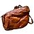 Borsa a tracolla Campomaggi con pelle borchiata Cognac - vista 2