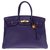 Hermès Birkin 35 en cuir Togo violet, accastillage doré, stamp O (2011) en très bon état !  ref.133175