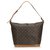 Louis Vuitton Brown Monogram Amfar 3 Leather Cloth  ref.133246