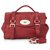 Mulberry Red Leather Alexa Satchel  ref.133256