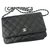 Chanel WOC Wallet on Chain Black Lambskin  ref.133333